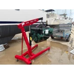 Hydraulisk værkstedskran 3 ton til løft af motorer og tungt udstyr