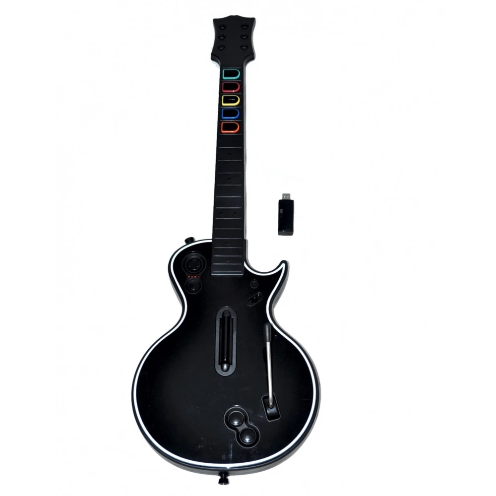 Trådløs guitar til PS3 PS2 Ns 3032 med aftagelig hals til spil