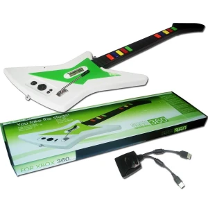 Trådløs guitar til Xbox 360 kompatibel med Guitar Hero og Rock Band