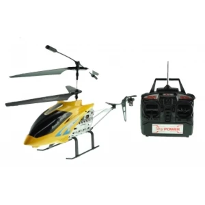 RC helikopter model DH8001 rød 48 cm med 3,5 kanaler og gyroskop