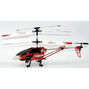 Fjernstyret helikopter model M-1 V2 i rød med gyroskop og 3 kanaler