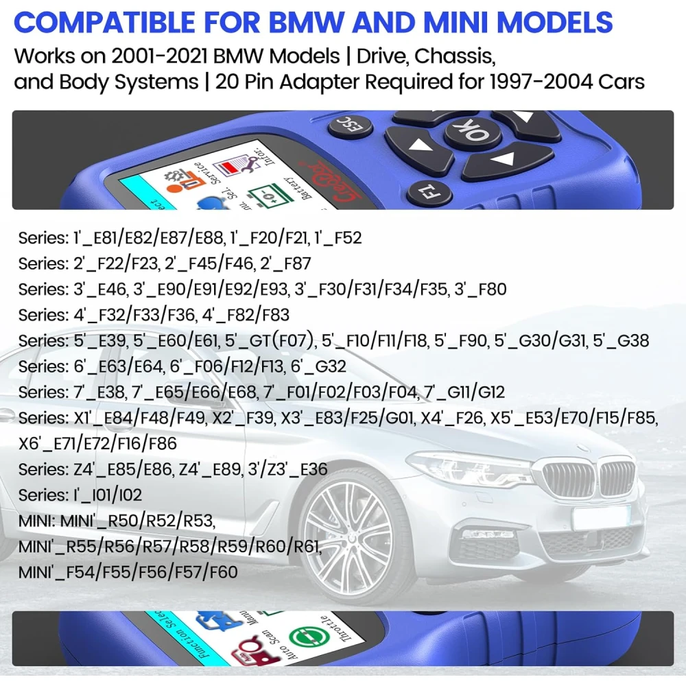 OBD2 diagnoseværktøj BMW Creator C420 til BMW og Mini