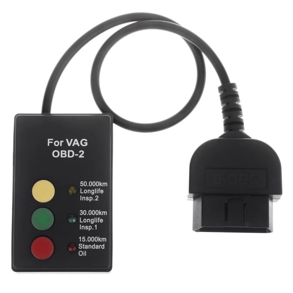 Unidad de reinicio de servicio aceite para VW Audi Seat Skoda Ford con conector OBD2
