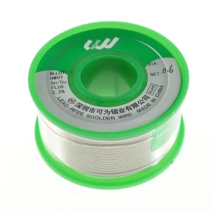 Blyfri loddetin 0.8 mm Sn99 Ag0.3 Cu0.7 i 100 g spole