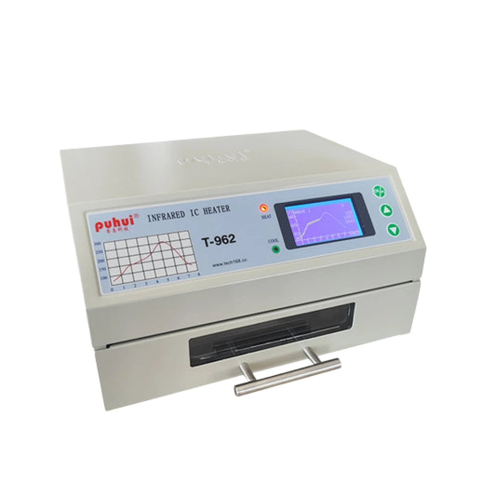 Infrarød reflow-ovn T-962A Puhui V2.0 til SMD og BGA