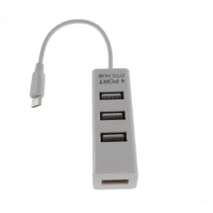USB OTG hub til Micro USB Android med 4 porte