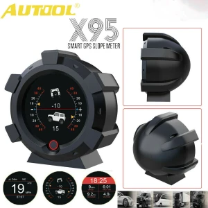 Autool X95 multifunktionelt hældningsmåler med multiaxialt gyroskop og GPS