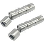 Sæt med 2 fleksible magnetiske tændrørs topnøgler 14 mm og 16 mm TSX TOOL
