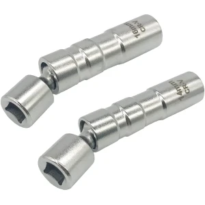 Sæt med 2 fleksible magnetiske tændrørs topnøgler 14 mm og 16 mm TSX TOOL