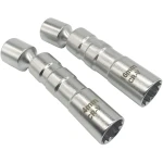Sæt med 2 fleksible magnetiske tændrørs topnøgler 14 mm og 16 mm TSX TOOL