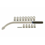 Kit de herramientas para tensar correas de distribución con llaves Torx y de 12 caras en estuche