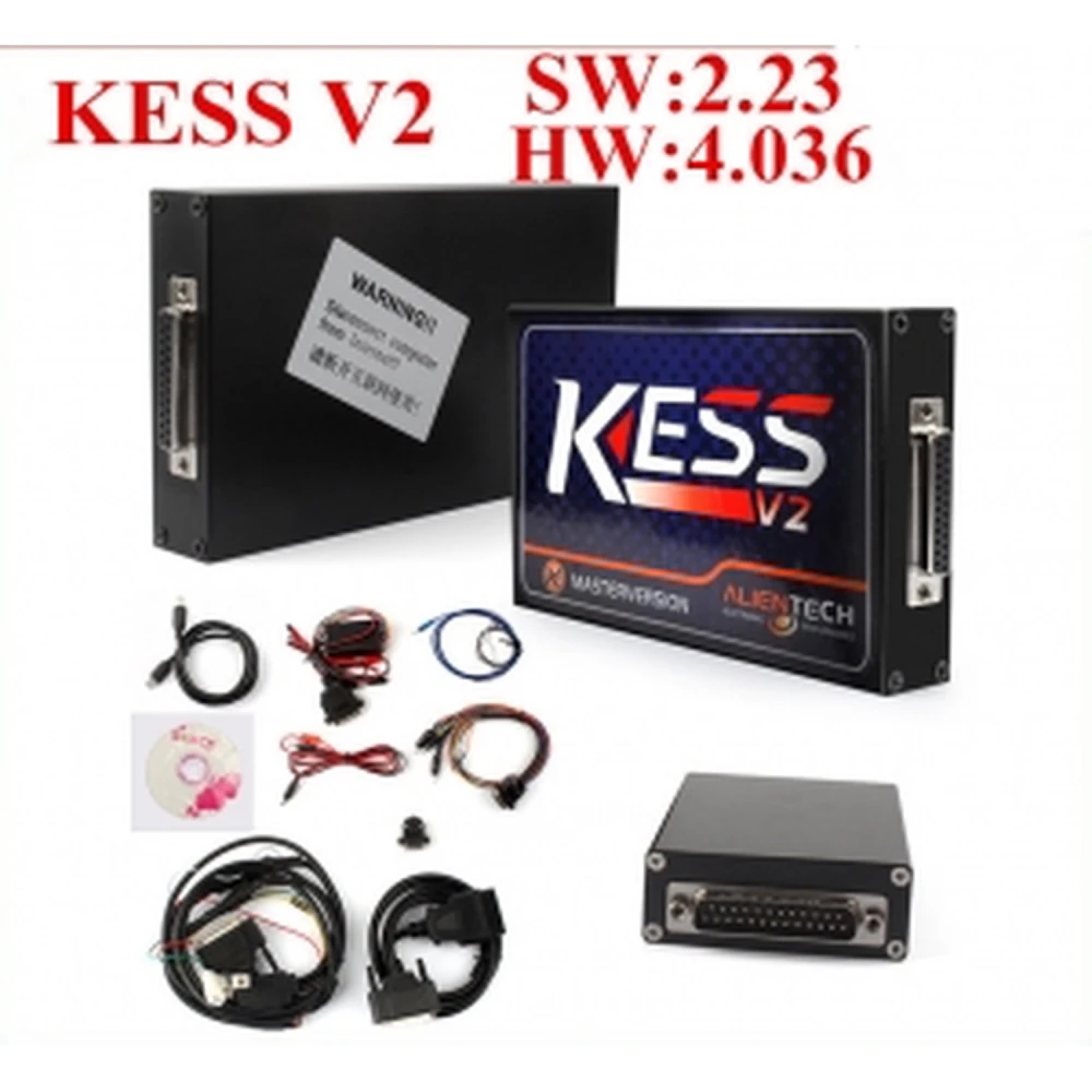 Kess V2.23 OBD2 Manager Tuning Kit HW V4.036 uden tokenbegrænsning