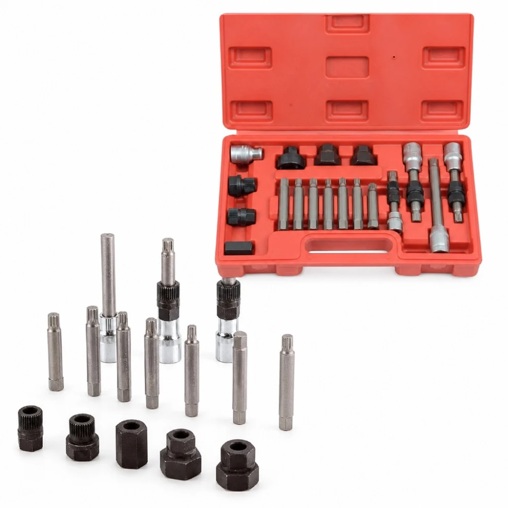 Kit 18 dele afmontering af alternator-frihjulspulley (OAP / OAD)