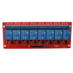 8-kanals 5V relæmodul til Arduino - satkit