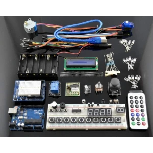 Arduino startkit med kompatibel Arduino Uno til begyndere