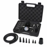 Turbokompresor Lækagetester Kit 9 Dele med Manometer Turbo Tryktest
