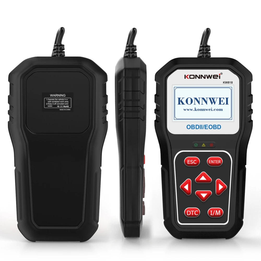 Lector de código OBDII KONNWEI KW818 con cable OBD-II incluido