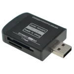 Alt-i-en USB 2.0 hukommelseskortlæser til Micro SD, MMC, SDHC, TF og M2