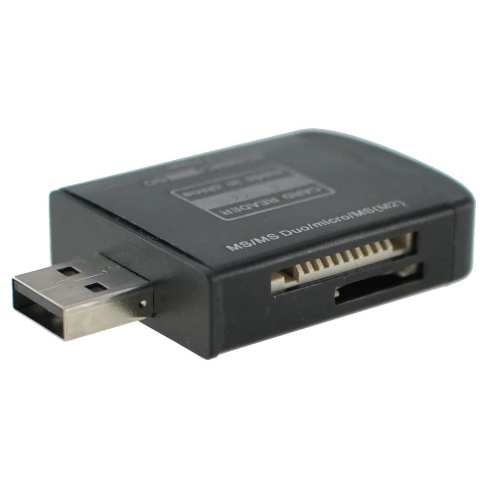 Alt-i-en USB 2.0 hukommelseskortlæser til Micro SD, MMC, SDHC, TF og M2