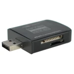 Alt-i-en USB 2.0 hukommelseskortlæser til Micro SD, MMC, SDHC, TF og M2