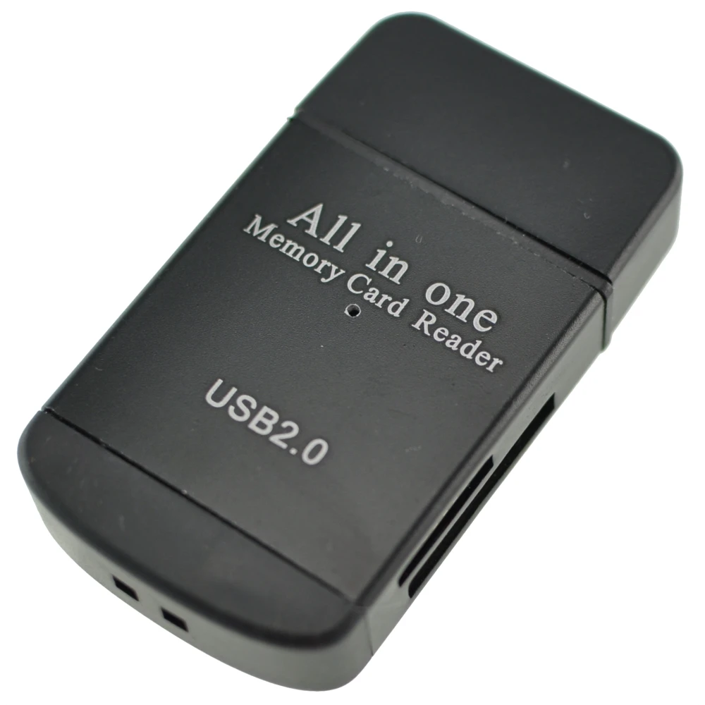Alt-i-en USB 2.0 hukommelseskortlæser til Micro SD, MMC, SDHC, TF og M2