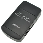 Alt-i-en USB 2.0 hukommelseskortlæser til Micro SD, MMC, SDHC, TF og M2