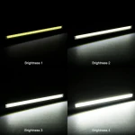 Genopladelig LED værkstedslygte med 4 tilstande og magnetfod til værksted og biler