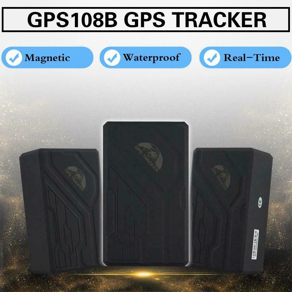 TK108B GPS-tracker med lang batteritid, SOS-alarm og magnetfod