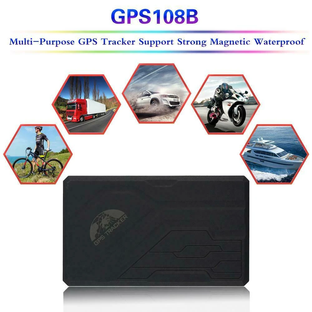 TK108B GPS-tracker med lang batteritid, SOS-alarm og magnetfod