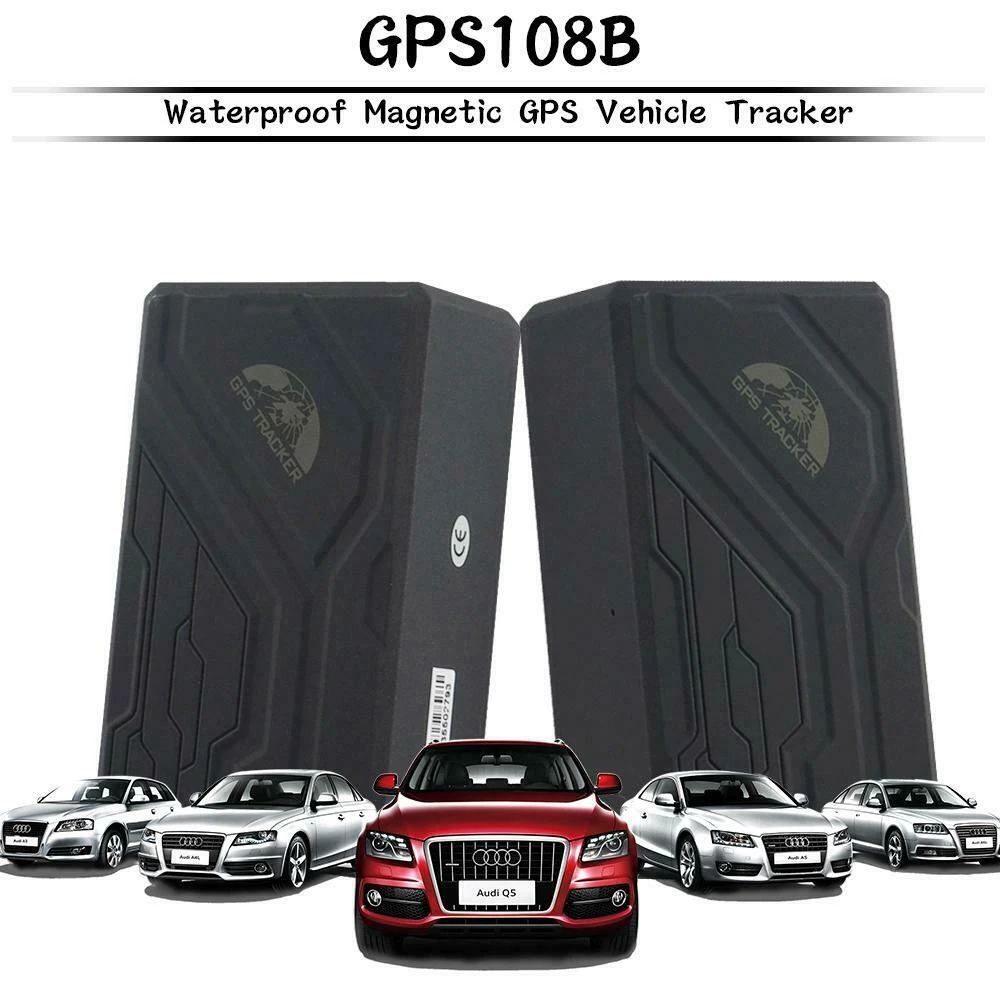 TK108B GPS-tracker med lang batteritid, SOS-alarm og magnetfod
