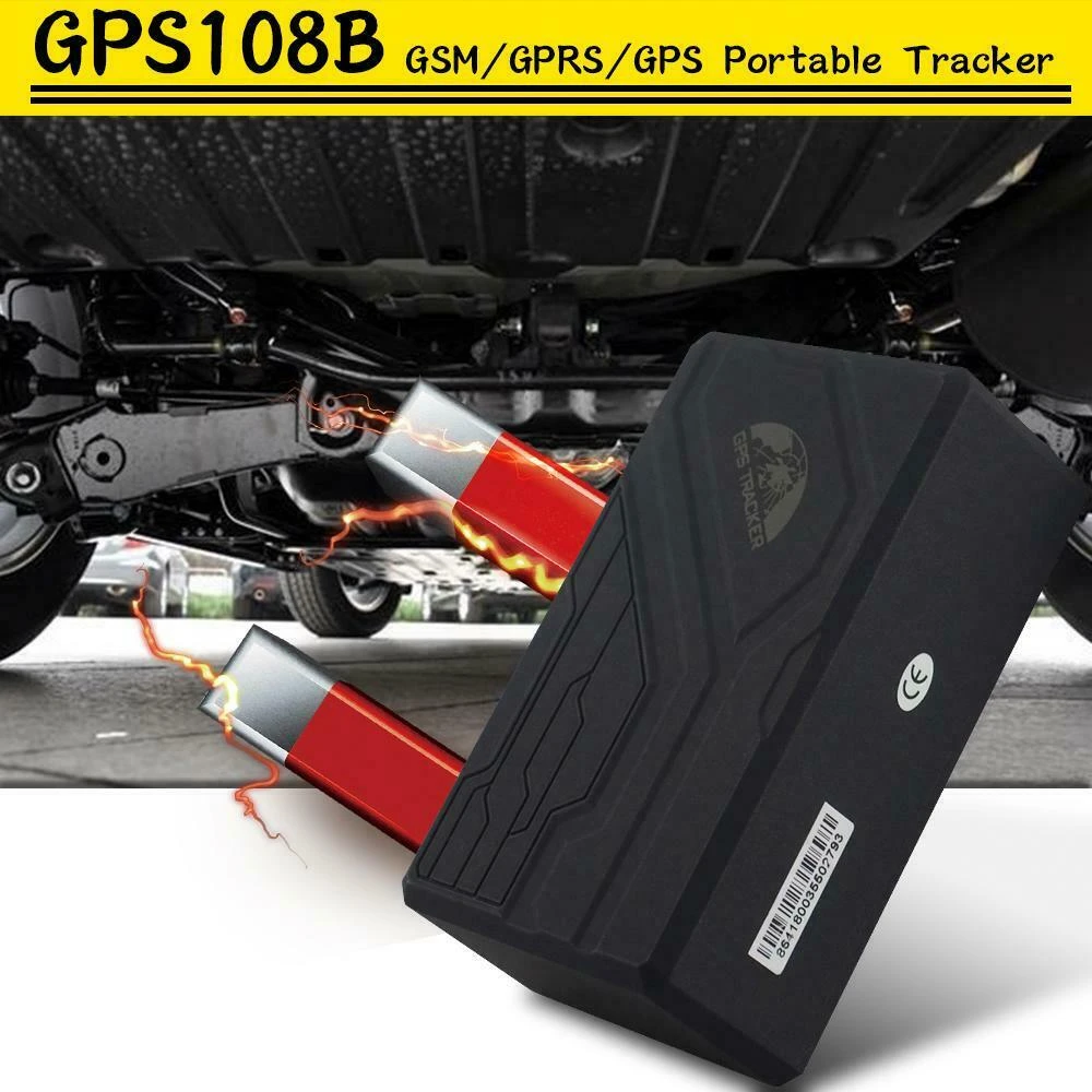 TK108B GPS-tracker med lang batteritid, SOS-alarm og magnetfod