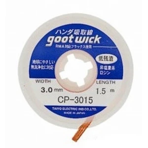 Aflodningsflet GOOT WICK CP-3015 til professionelle elektronikreparationer