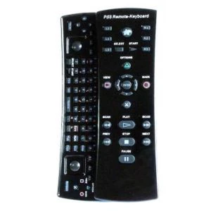 3-i-1 PS3 fjernbetjening med trådløst tastatur til fuld kontrol