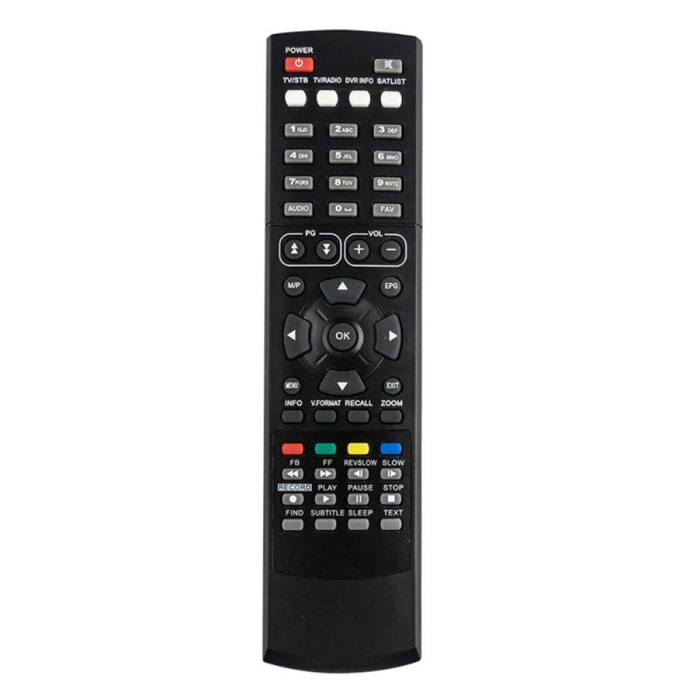 Fjernbetjening kompatibel med Skybox F3, M3, F4, F5, F3S, F5S, F4S, A3, A4, M5 og Openbox V8s