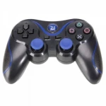 Kompatibel DualShock 3 PS3 Bluetooth-controller sort blå Sixaxis