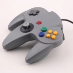 Kompatibel Nintendo 64-controller med original stik og sort kabel
