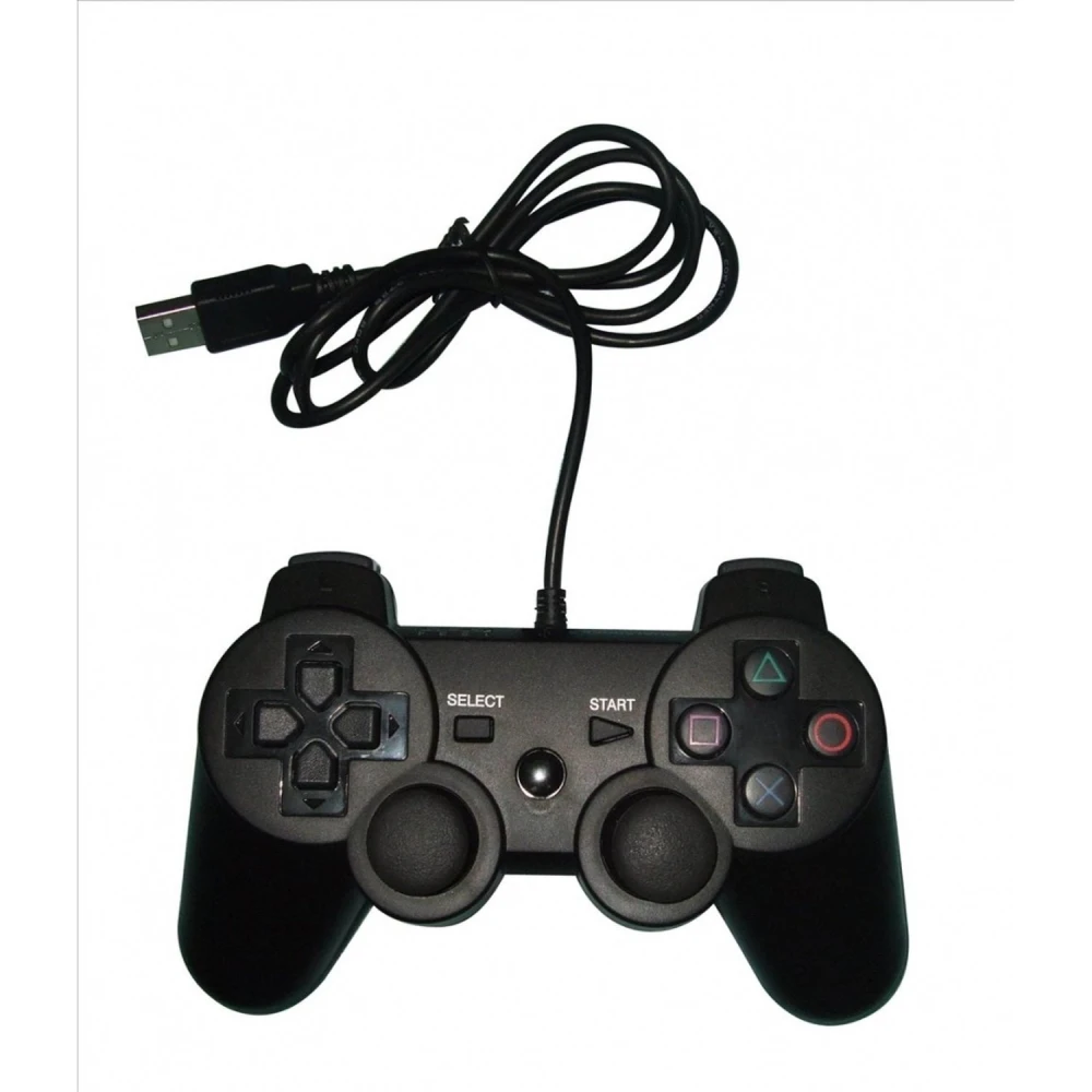 PS3 PC USB controller med dobbelt shock