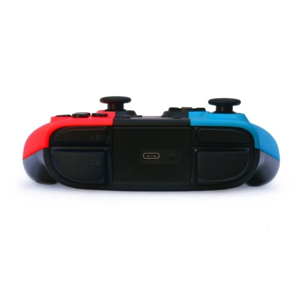 Trådløs controller kompatibel med Nintendo Switch - blå og rød
