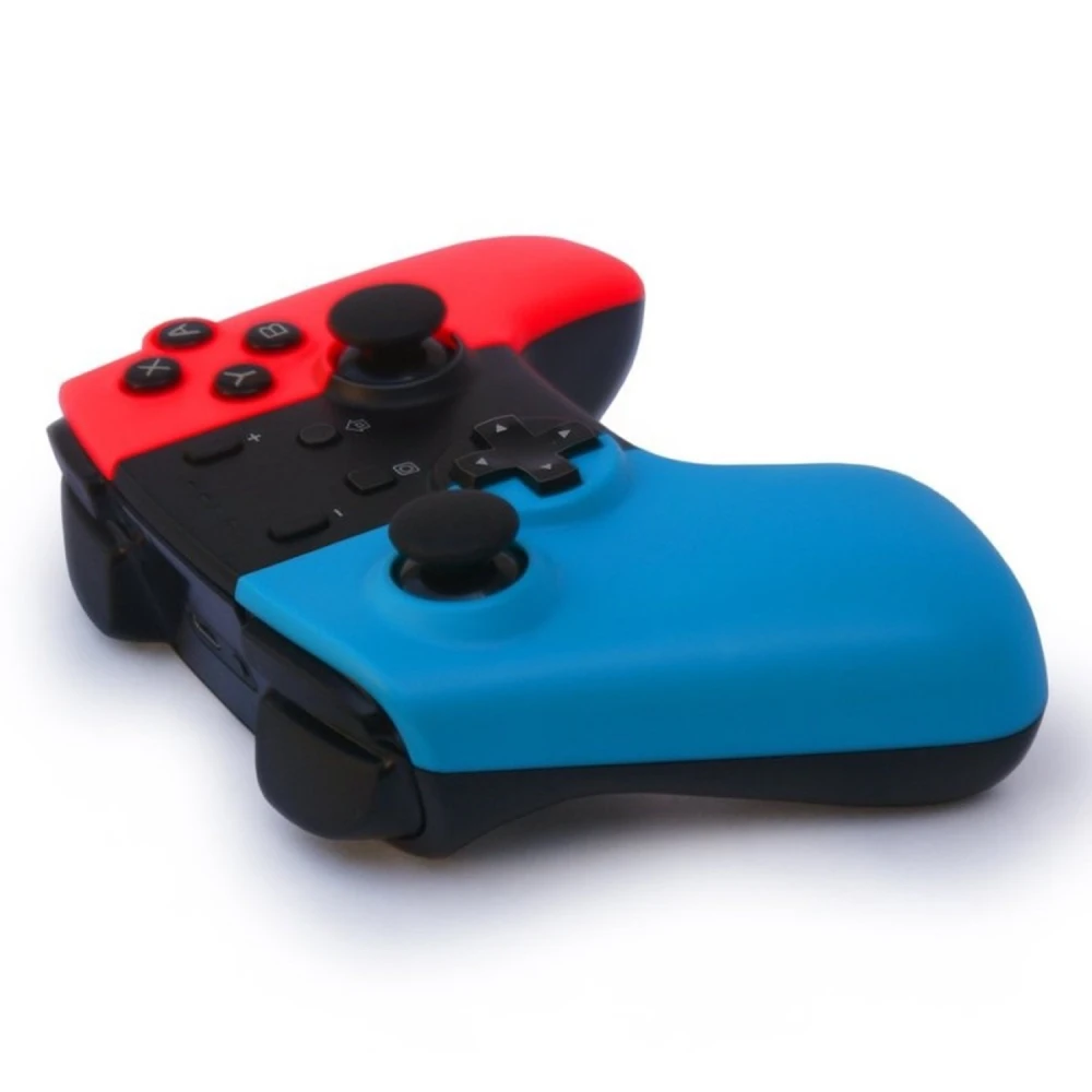 Trådløs controller kompatibel med Nintendo Switch - blå og rød