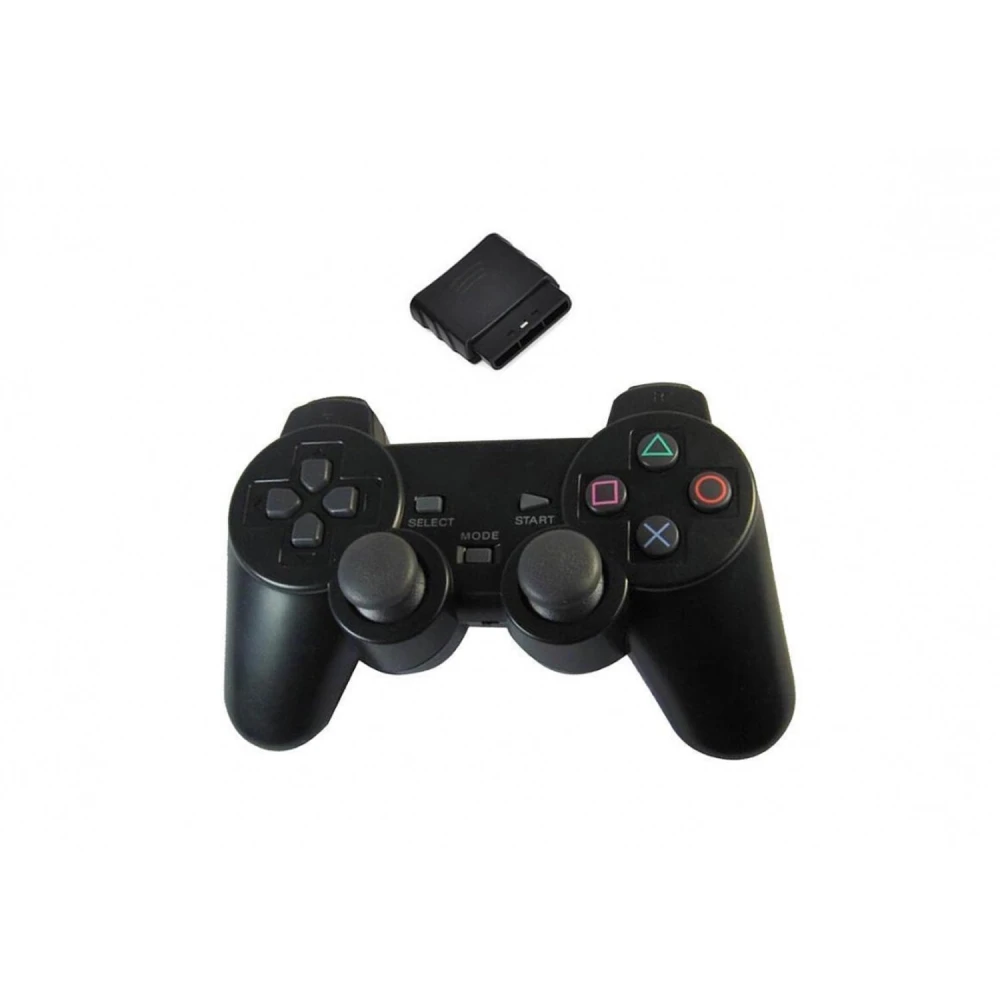 Trådløs PS2-controller med RF 2.4GHz og vibration