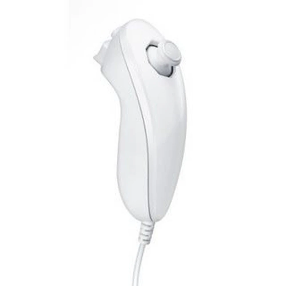 Hvid kompatibel Wii Nunchuck-controller til præcis kontrol