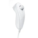 Hvid kompatibel Wii Nunchuck-controller til præcis kontrol