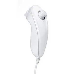 Hvid kompatibel Wii Nunchuck-controller til præcis kontrol