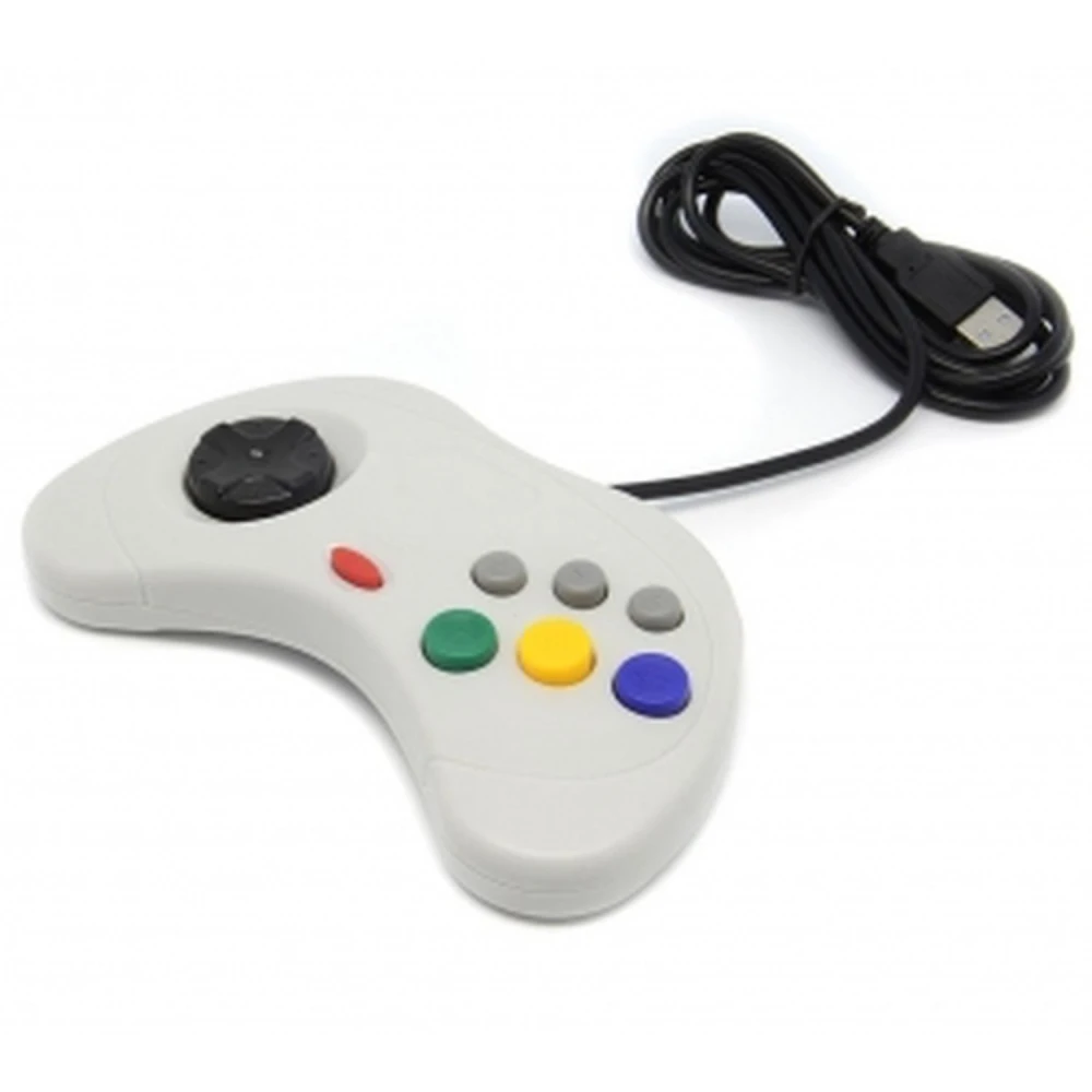 Sega Saturn USB-controller til PC og Mac - grå klassiker