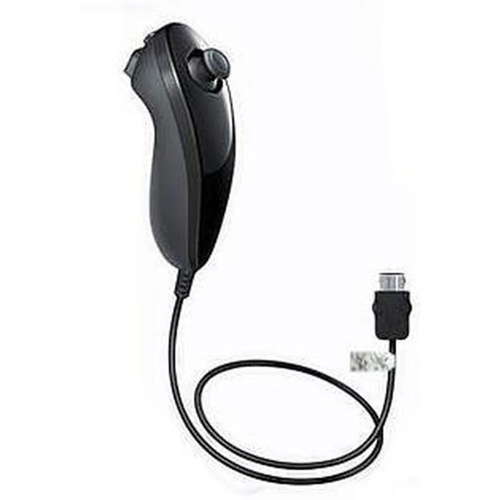 Kompatibel sort Wii Nunchuck-controller til præcis styring i Wii-spil