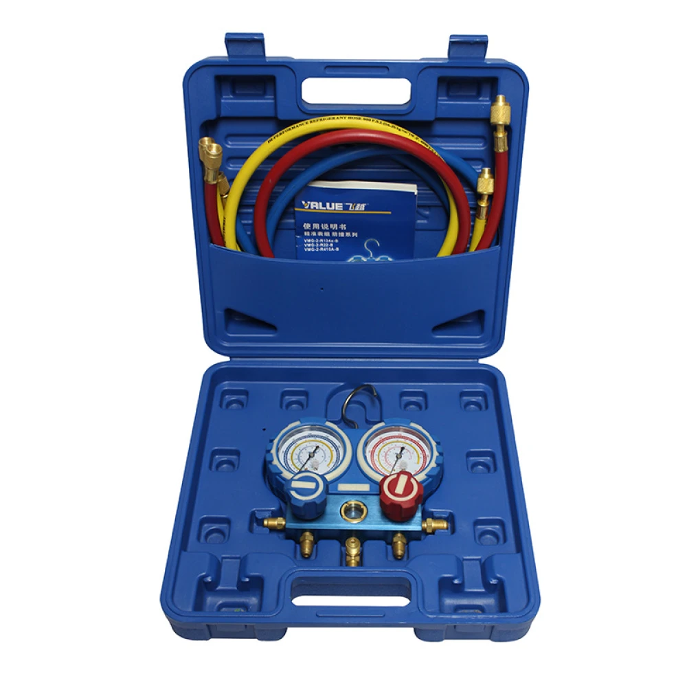 Manometer til aircondition R410A VMG-2-R410A med høj præcision og holdbarhed