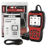Ancel AS500 OBD2-scanner diagnoseapparat til biler