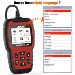 Ancel AS500 OBD2-scanner diagnoseapparat til biler