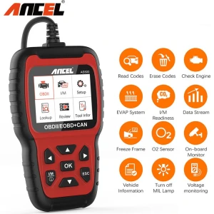 Ancel AS500 OBD2-scanner diagnoseapparat til biler