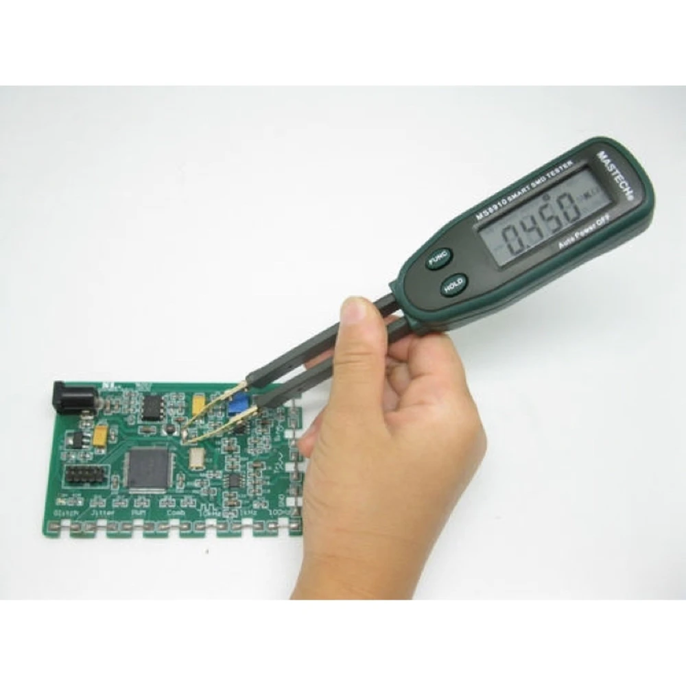 Mastech MS8910 tangmultimeter til måling af SMD-komponenter, modstand og kapacitans